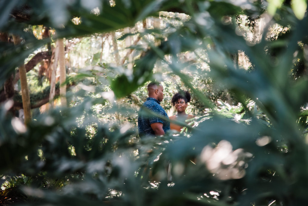 Washington Oaks Garden State Park minutes before the surprise proposal Photo by Black Tie & Co. (www.btcweddings.com)