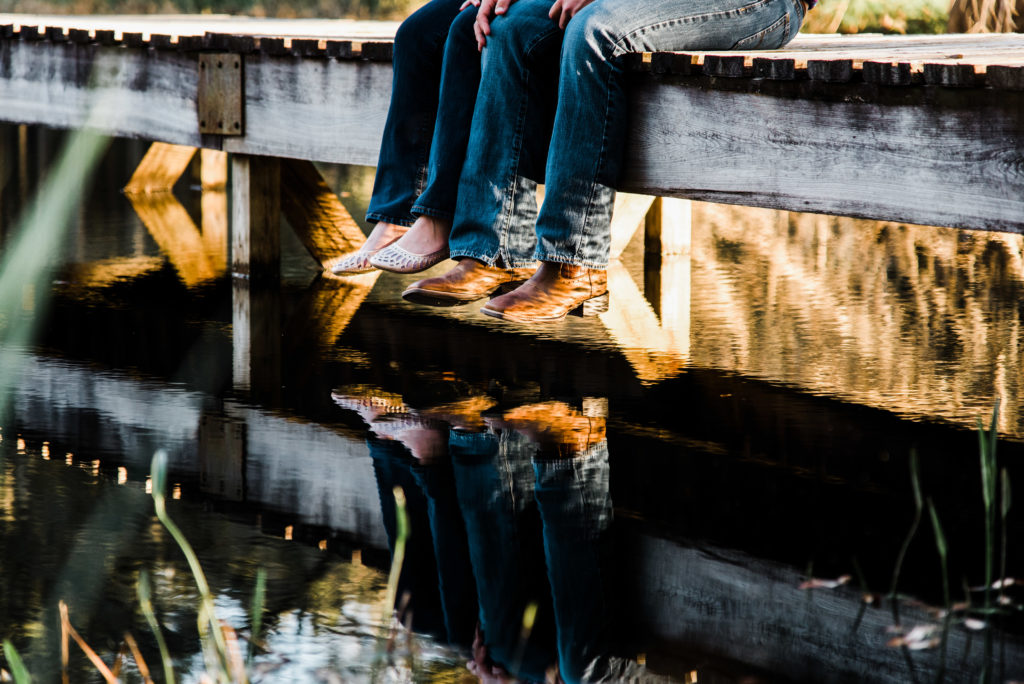 engagement photos at southern pines wedding venue in lake city Florida. Photo by Chabeli Woolsey Black Tie & Co www.btcweddings.com