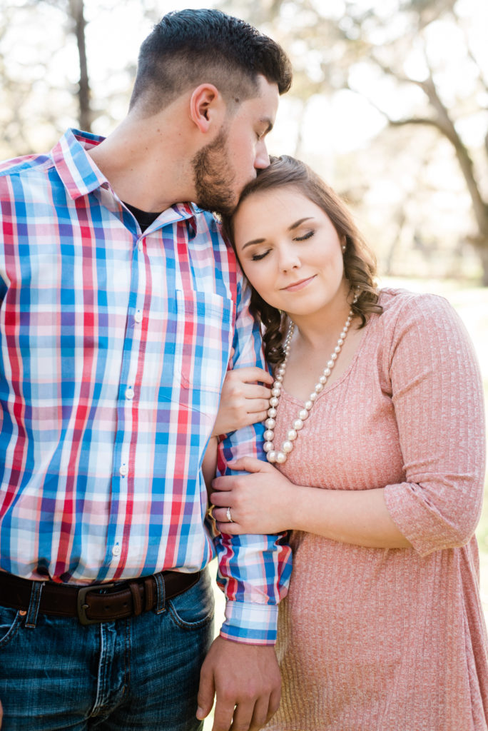 engagement photos at southern pines wedding venue in lake city Florida. Photo by Chabeli Woolsey Black Tie & Co www.btcweddings.com