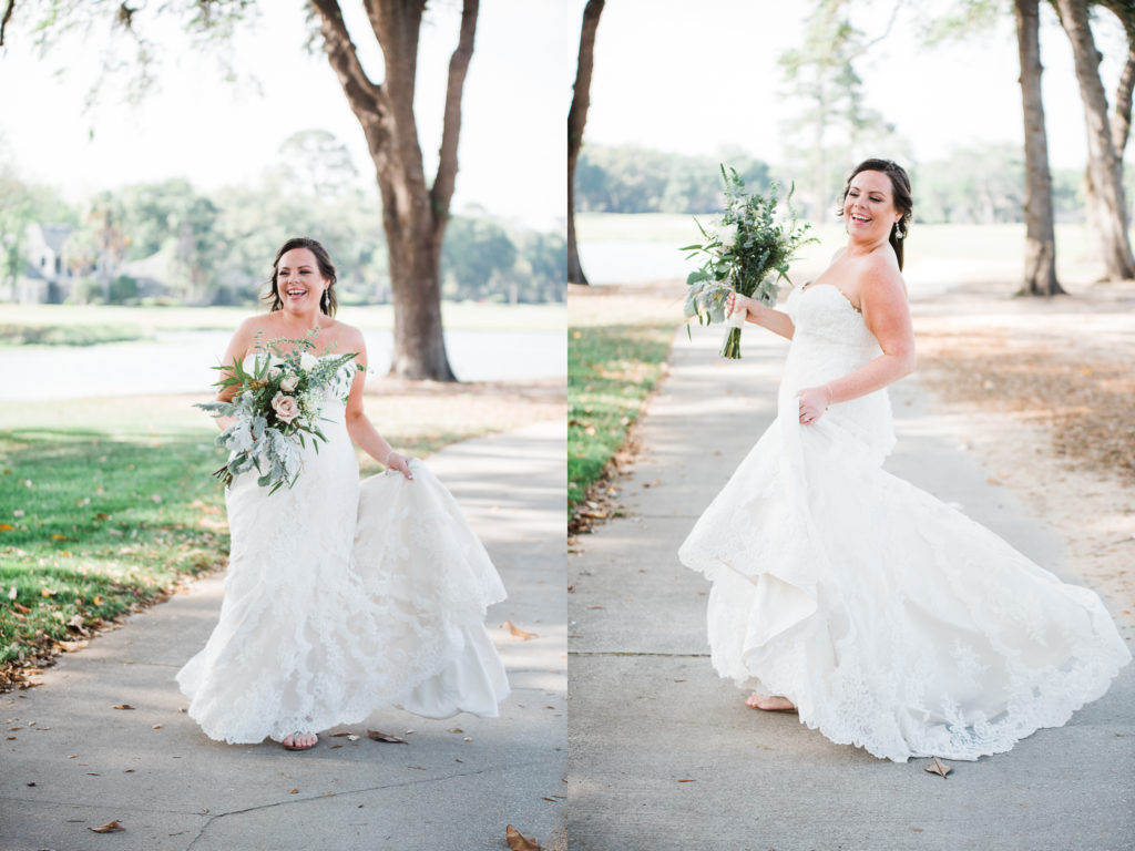 bridal portraits Queen's Harbour country club in Jacksonville Florida Photography by Chabeli Woolsey Black Tie & Co www.btcweddings.com