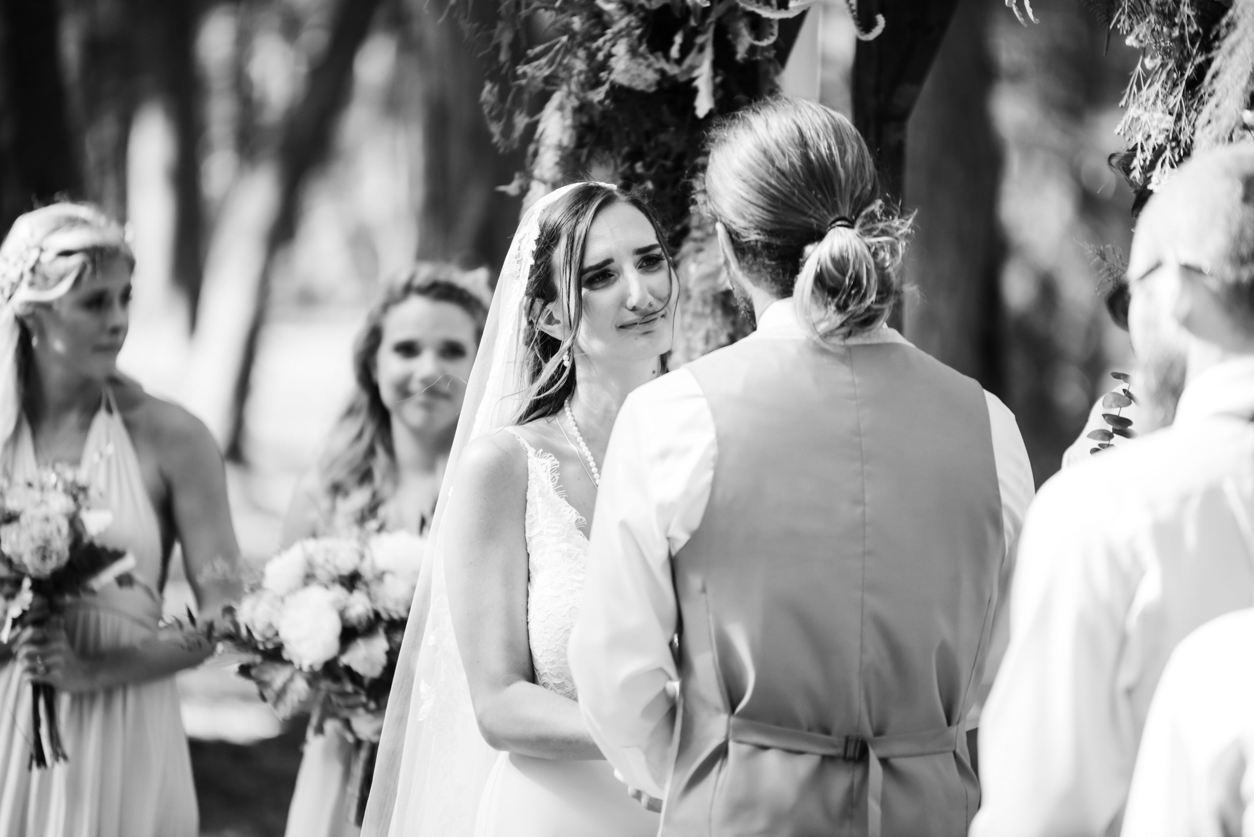 Wedding Ceremony at Rees Lake Spirit of the Suwannee, Live Oak Florida, Black Tie and Co.