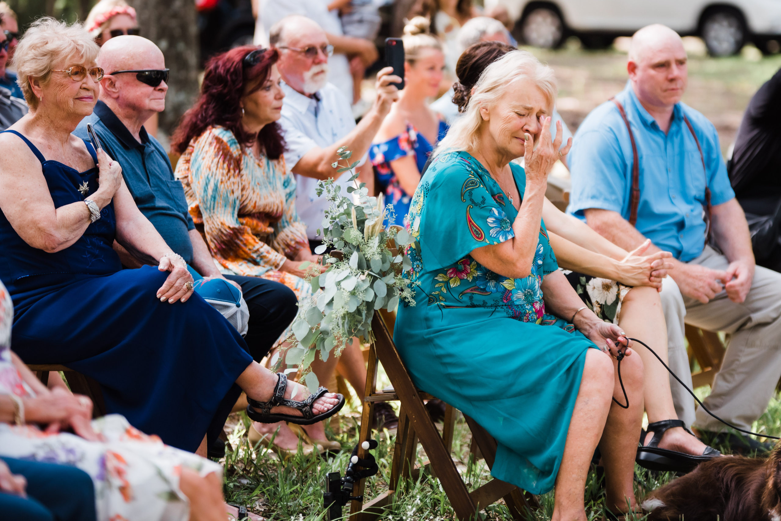 Wedding Ceremony at Rees Lake Spirit of the Suwannee, Live Oak Florida, Black Tie and Co.