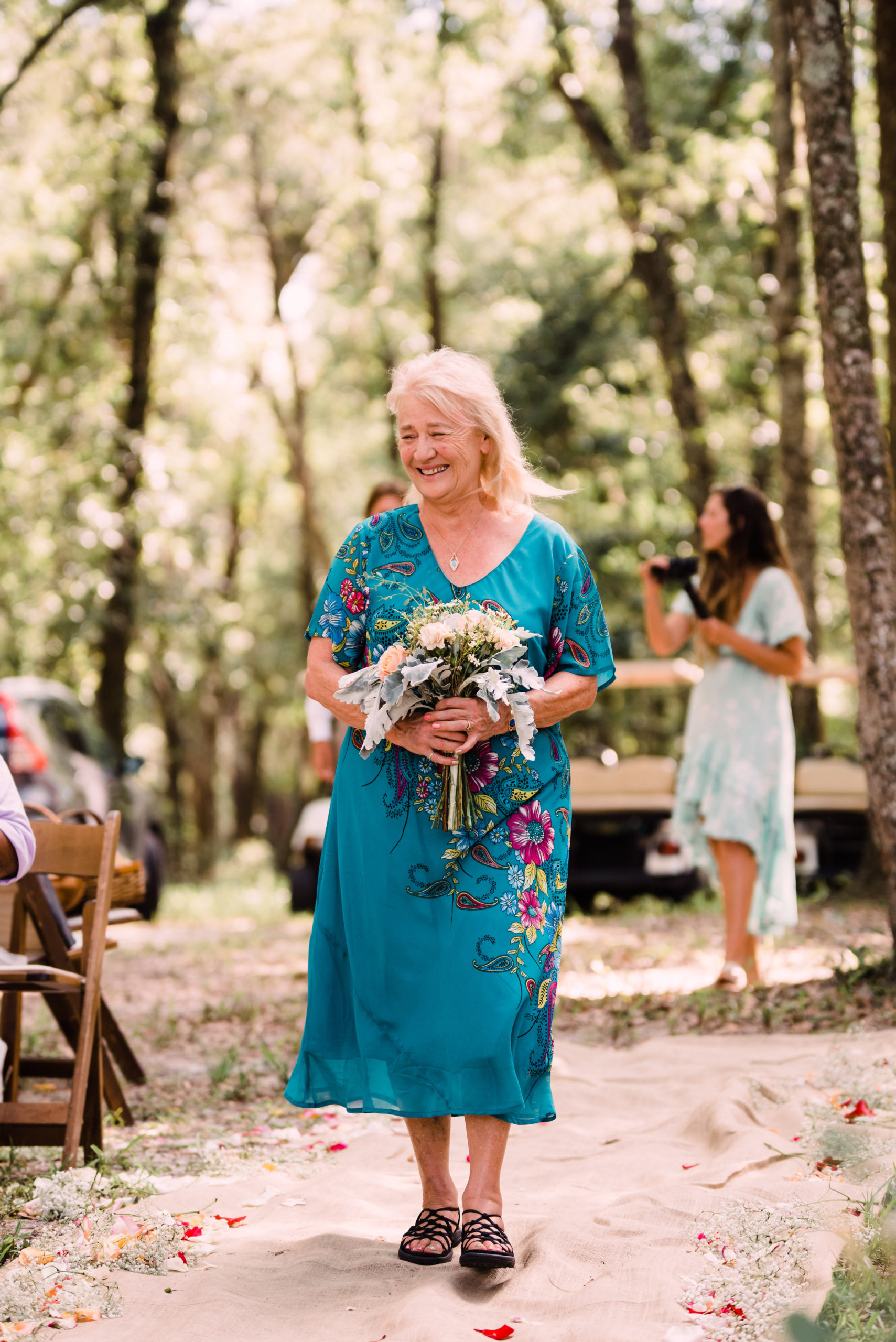 Wedding Ceremony at Rees Lake Spirit of the Suwannee, Live Oak Florida, Black Tie and Co.