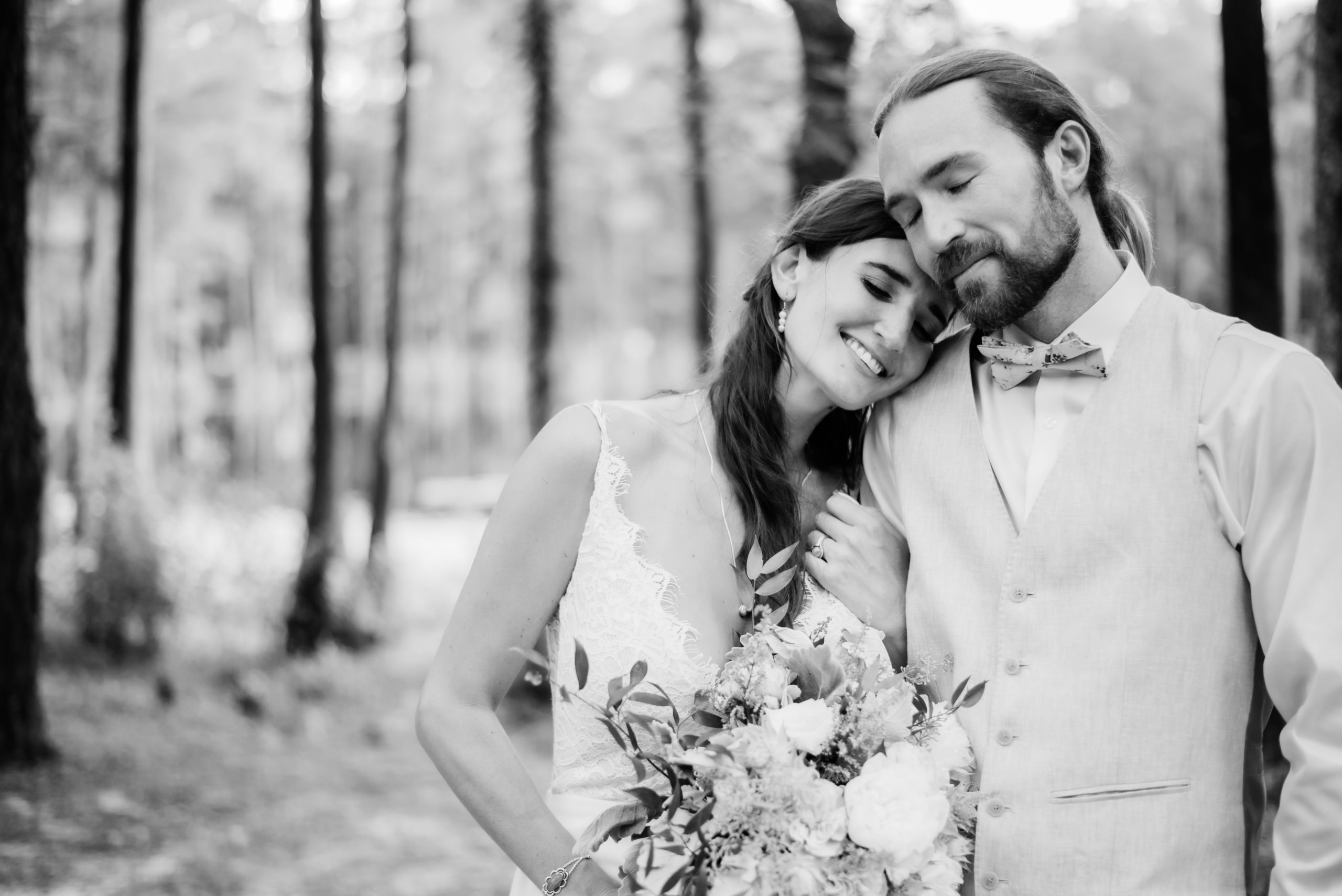 Bride and groom photos at Spirit of the Suwannee wedding, Live Oak Florida, Black Tie and Co.