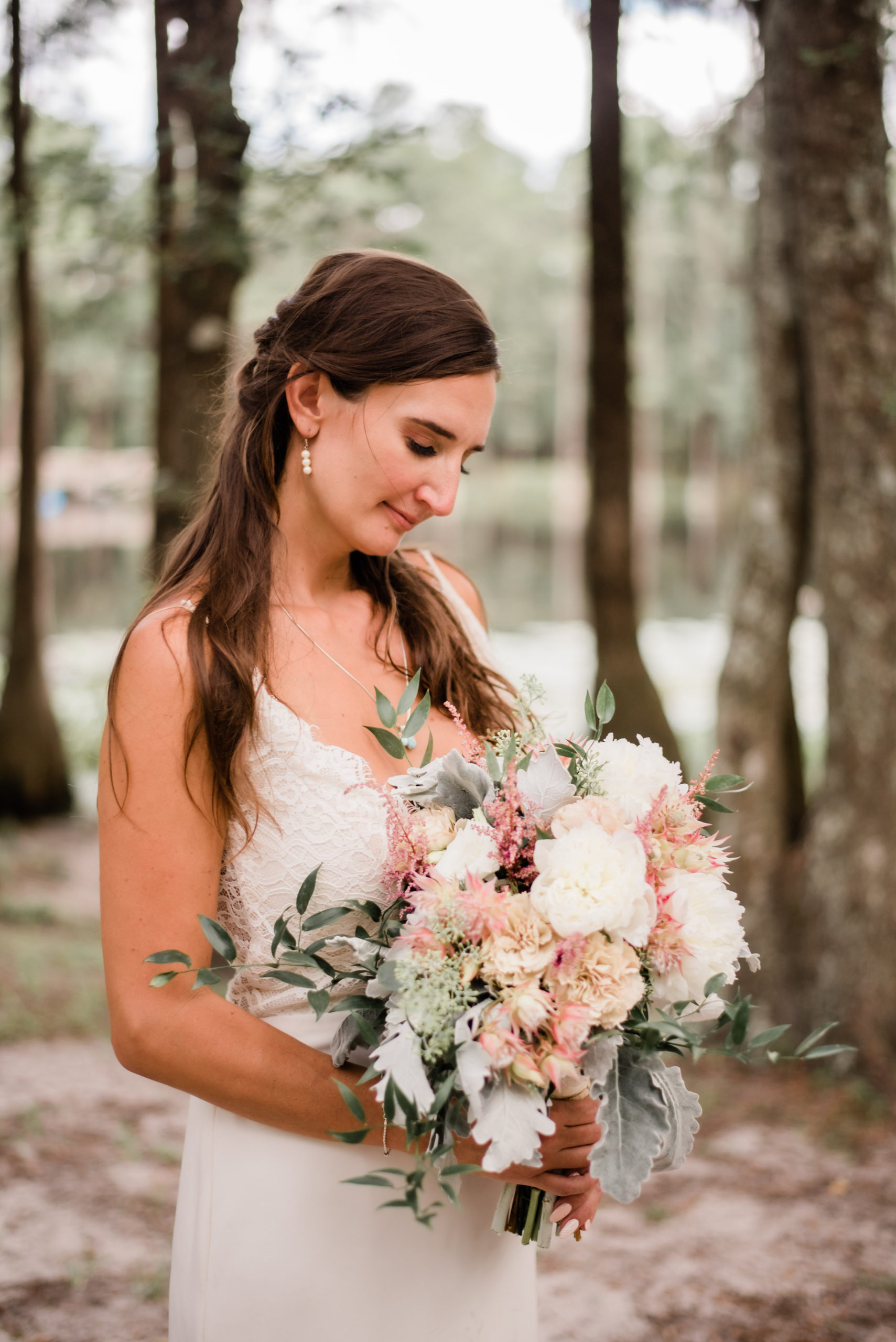 Bride and Groom photos at Spirit of the Suwannee wedding, Live Oak Florida, Black Tie and Co.