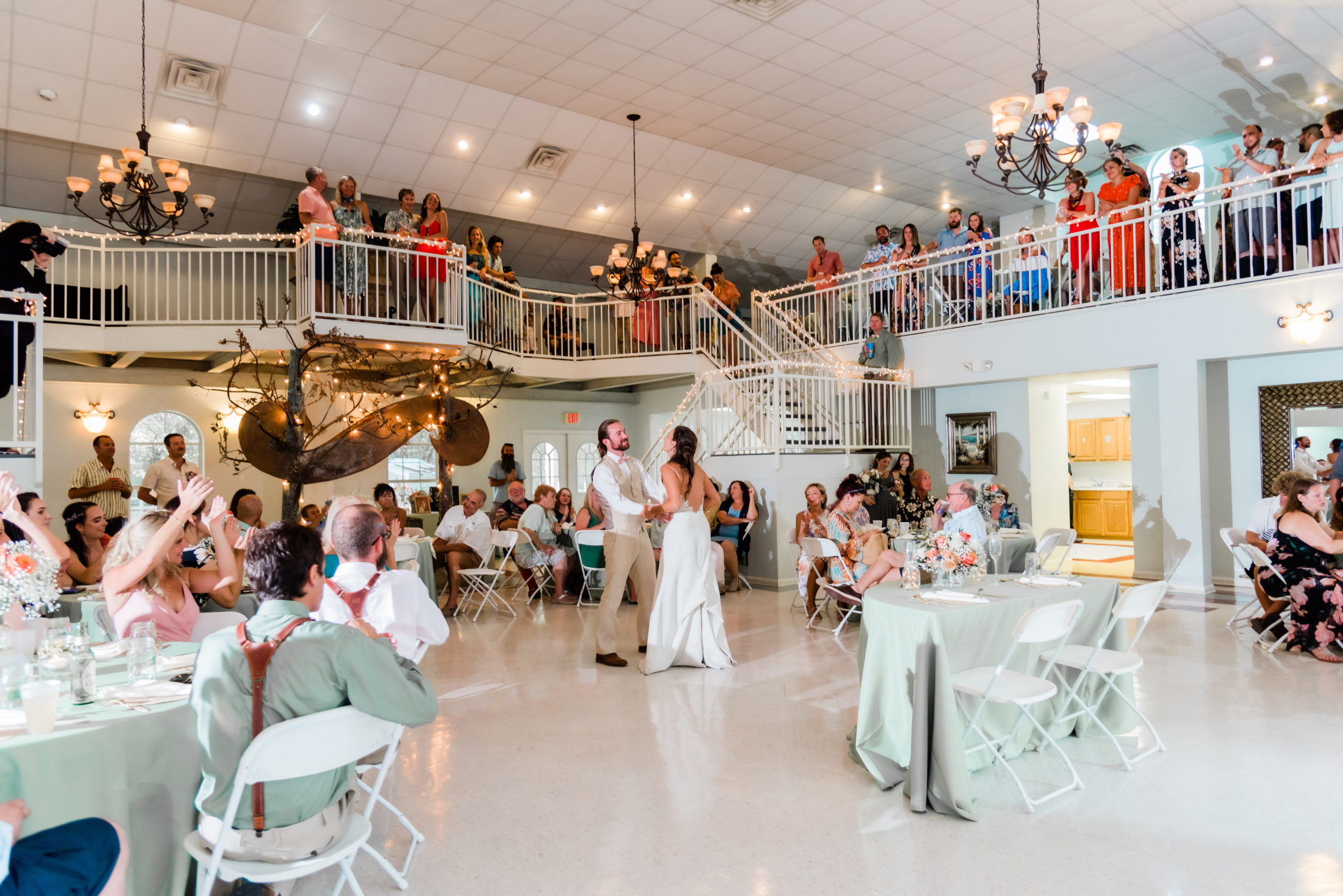 wedding reception Spirit of the Suwannee wedding, Live Oak Florida, Black Tie and Co.