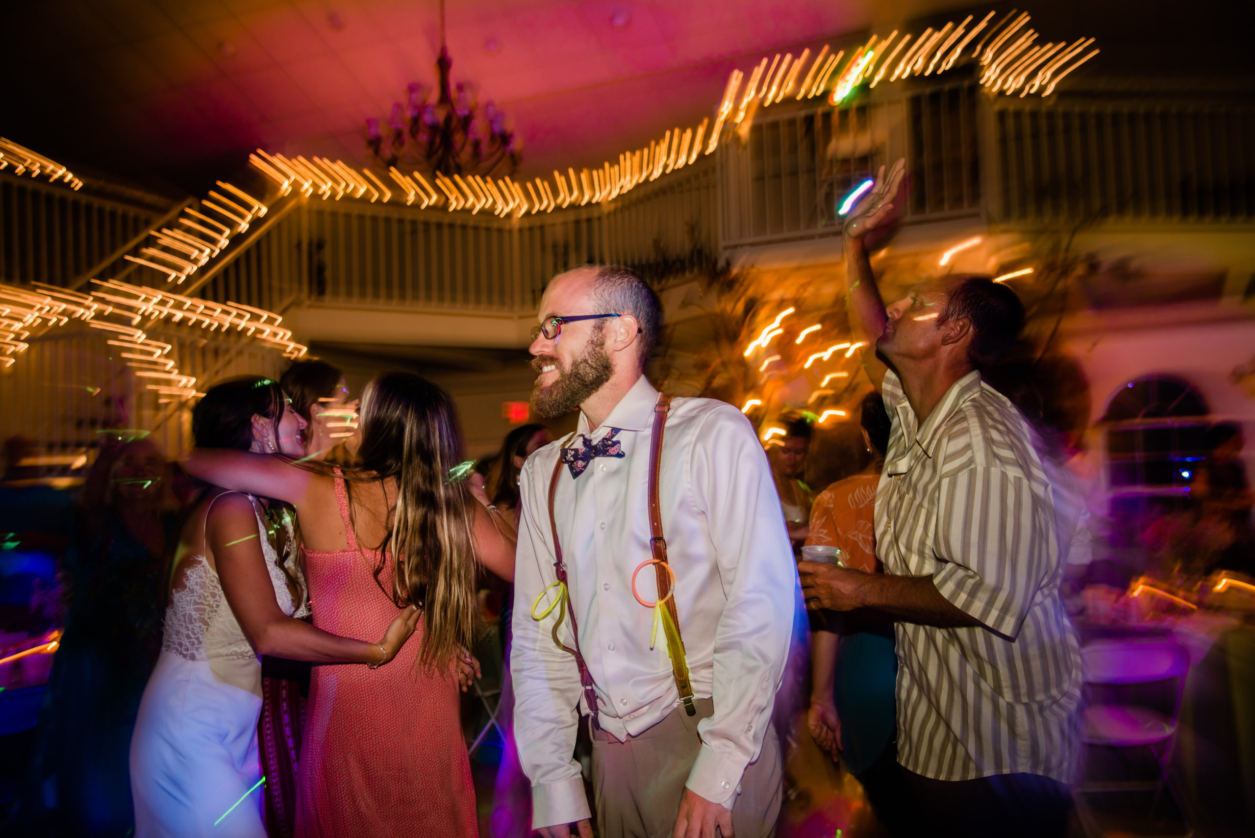 wedding reception Grand hall at Spirit of the Suwannee wedding, Live Oak Florida, Black Tie and Co.